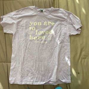 Light purple alpha chi omega shirt